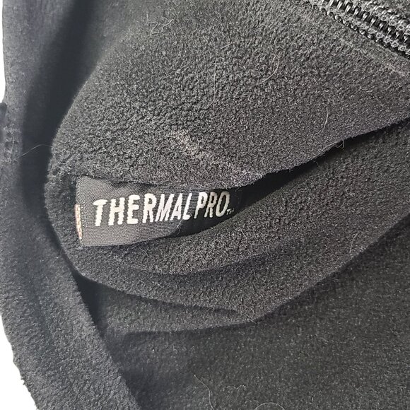 Vintage Polo Sport Vest Men Large Black Jacket Zip Up Reversible Fleece USA Warm - Picture 5 of 15